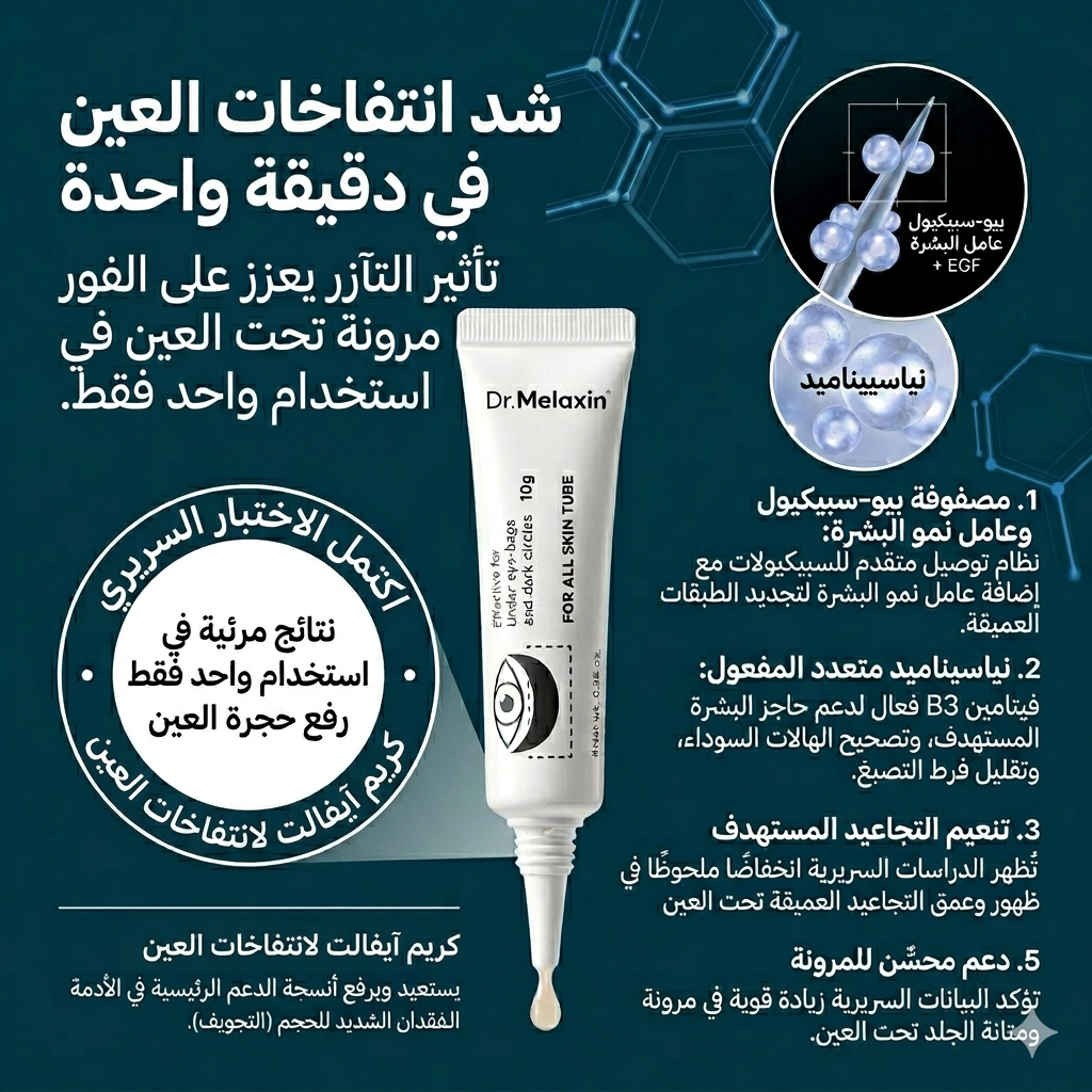Dr. Melaxin Eyephalt كريم لعلاج انتفاخات العين