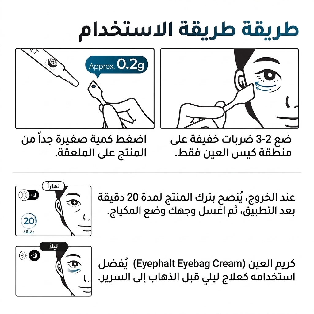 Dr. Melaxin Eyephalt كريم لعلاج انتفاخات العين